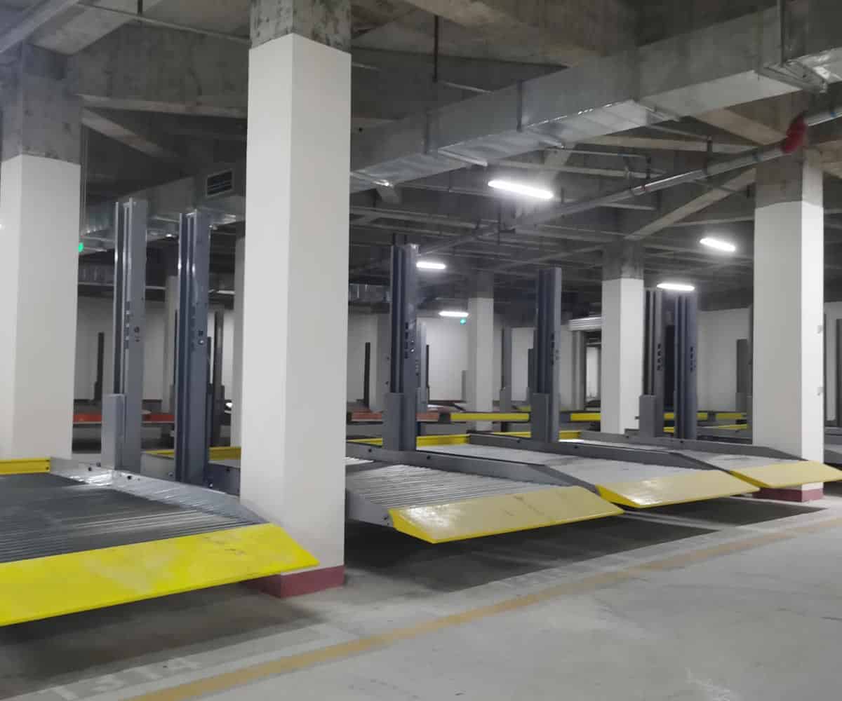 升降平移式停車位回收